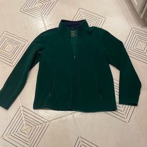 L.L. Bean fleece zip front Jacket